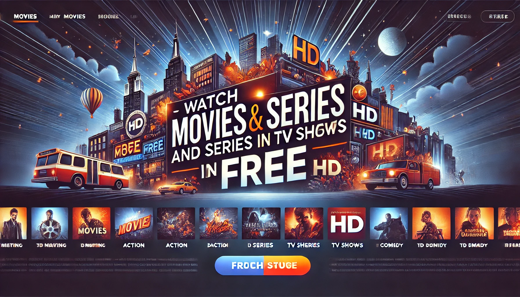 Cinego 4K HDR Streaming Interface